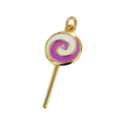 18K Lollipop Charm - nocoeedd