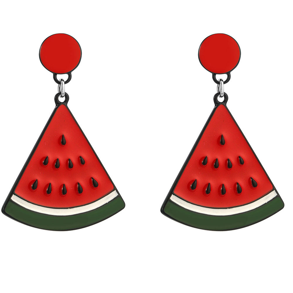 Watermelon Earrings 18K - nocoeedd