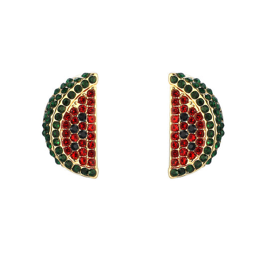 Watermelon Earrings 18K