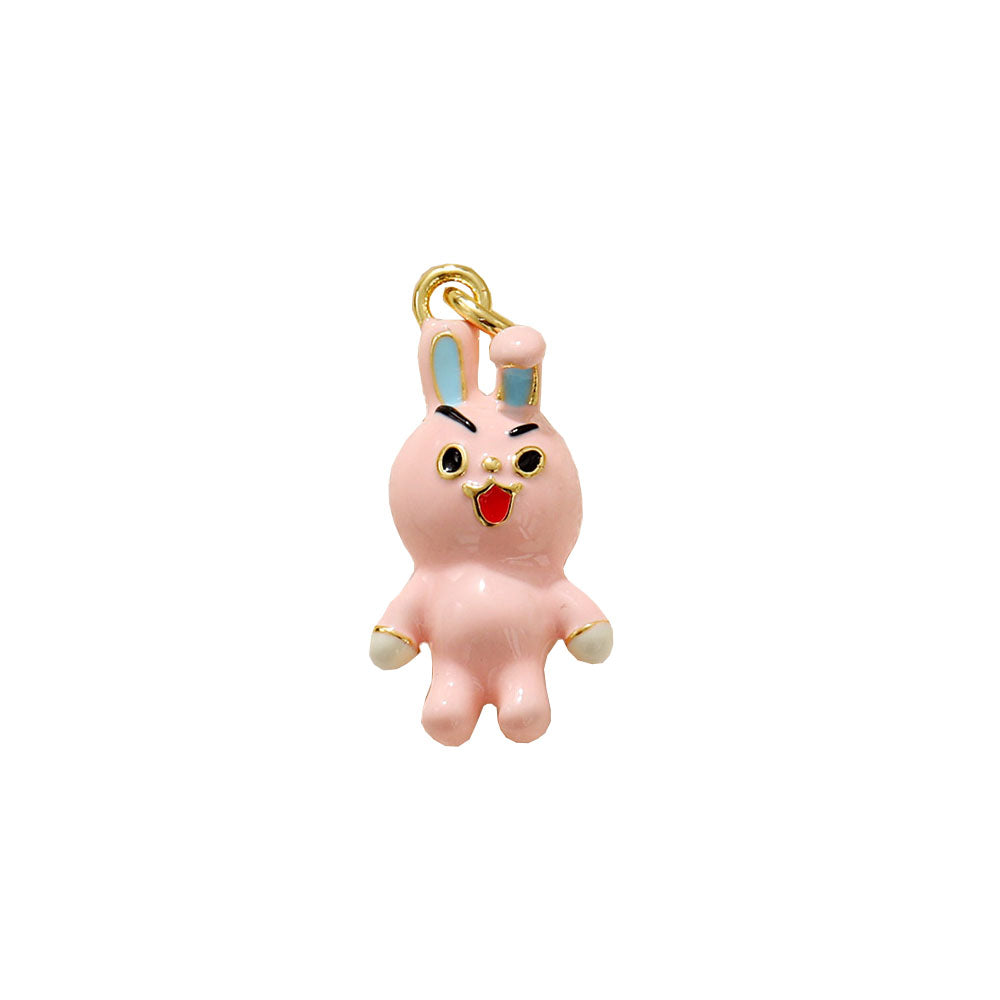 Pink Rabbit Charm - nocoeedd