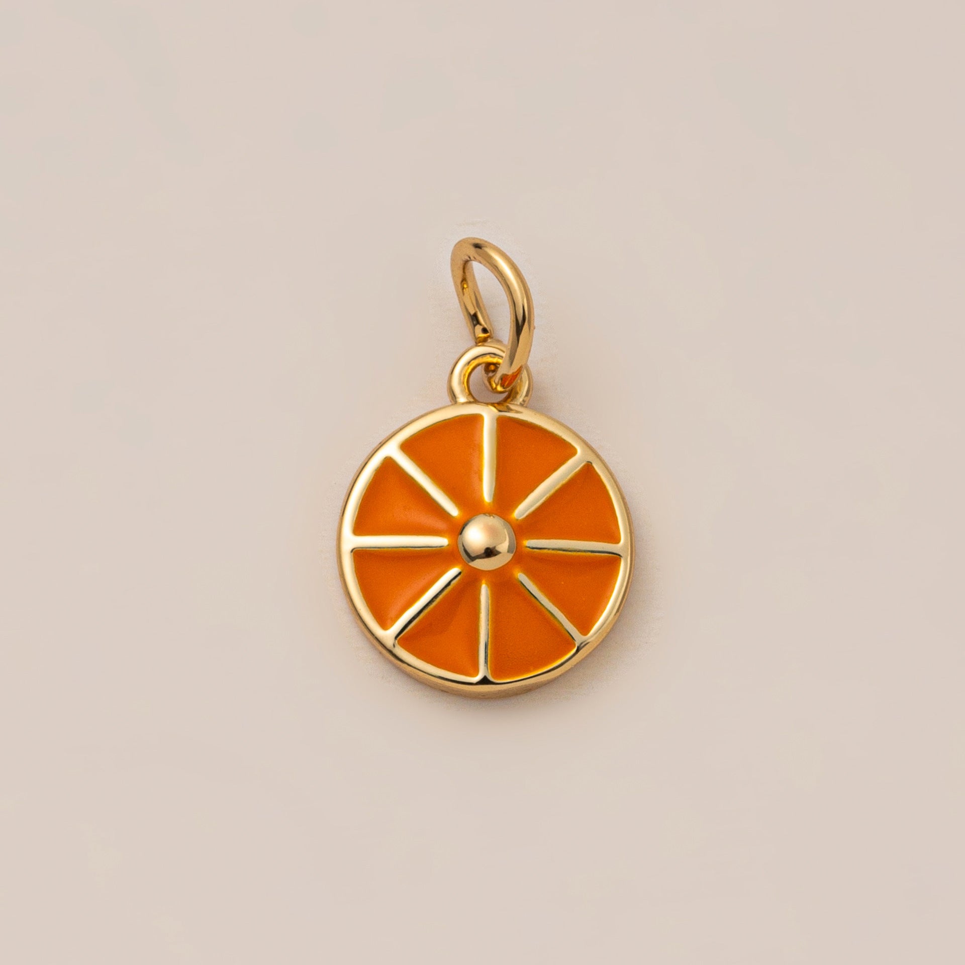 18K Orange Charm - nocoeedd