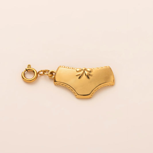 18K Underwear Charm - nocoeedd