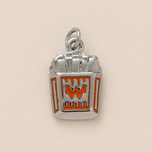 18K French Fries Charm