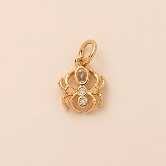 18K Spider Charm - nocoeedd