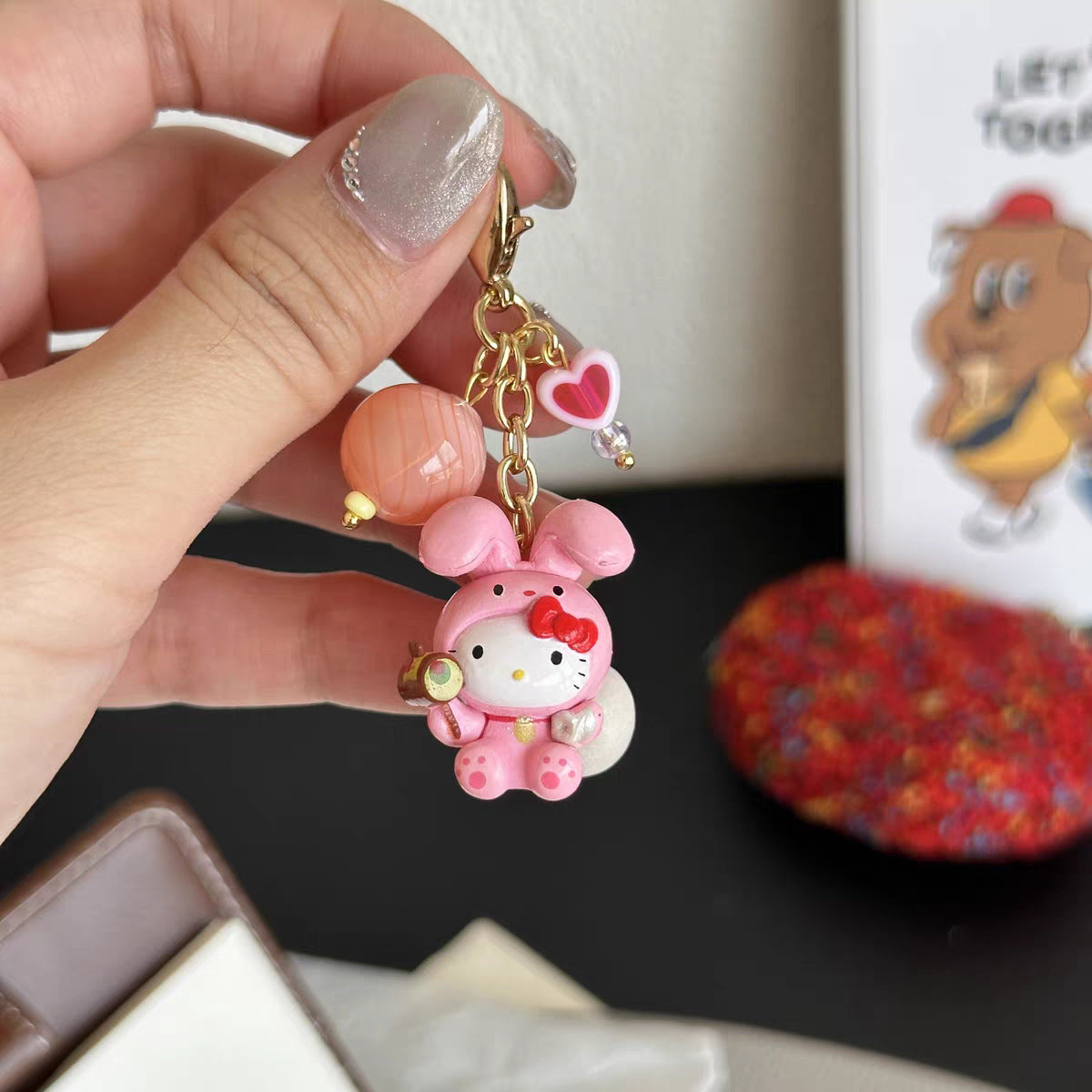 Kitty bag charms