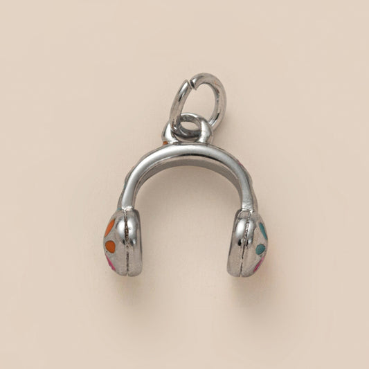 18K Headphones Charm