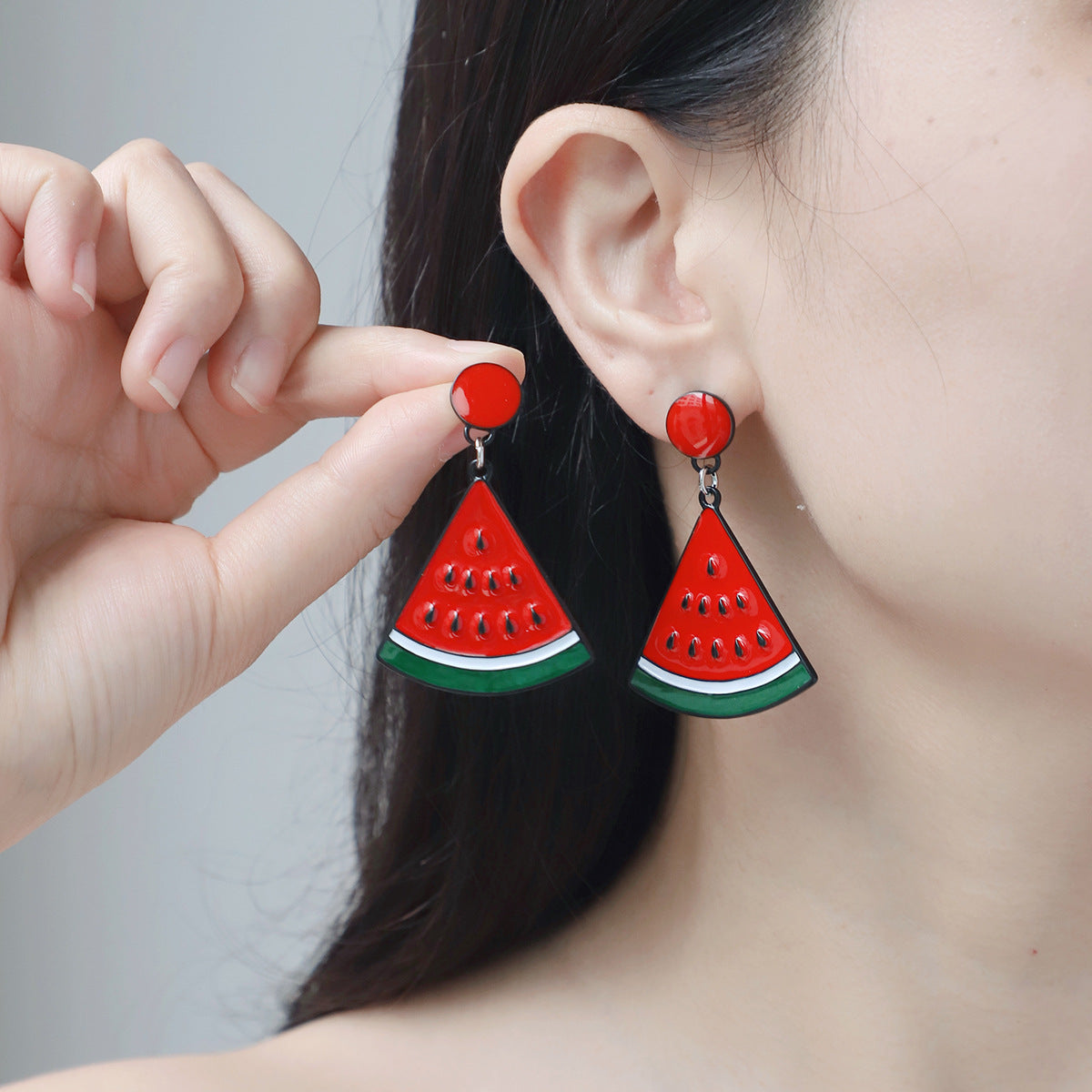 Watermelon Earrings 18K - nocoeedd