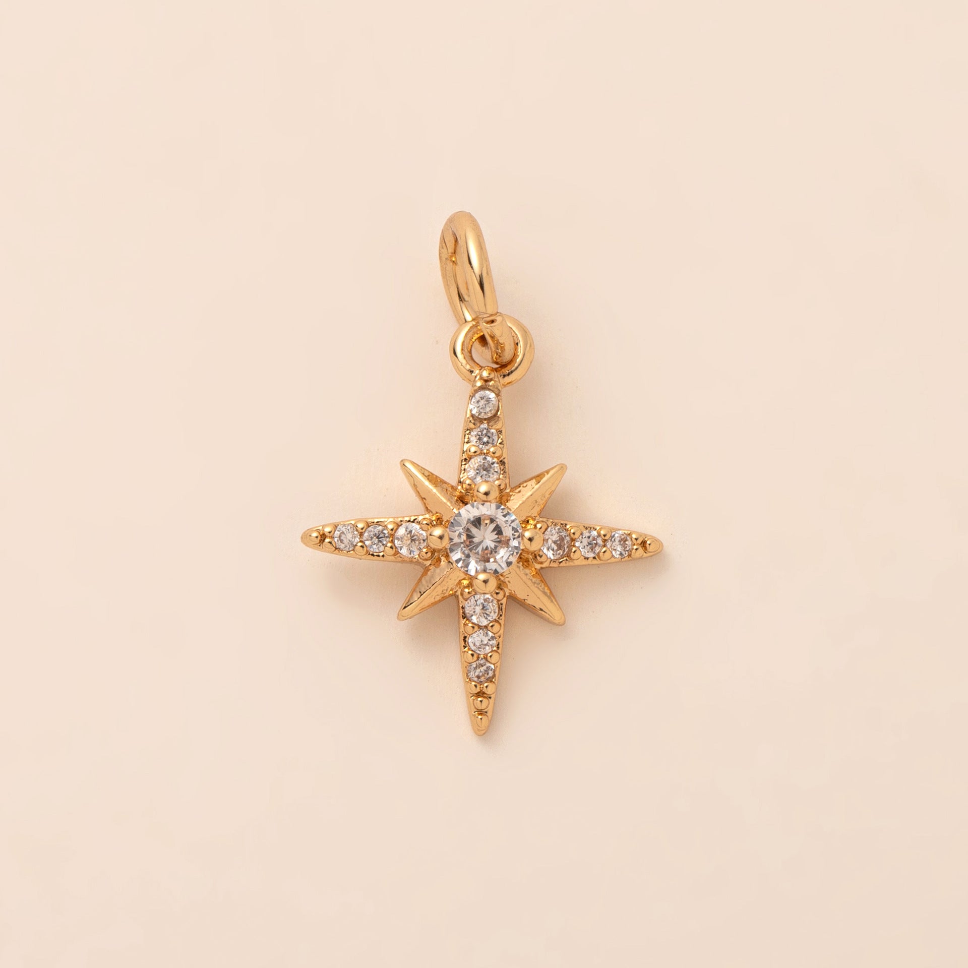 18K North Star Charm - nocoeedd