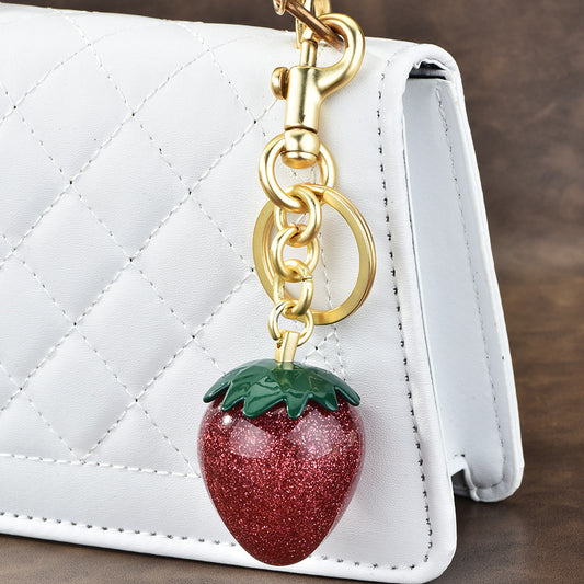 Strawberry Bag Charm