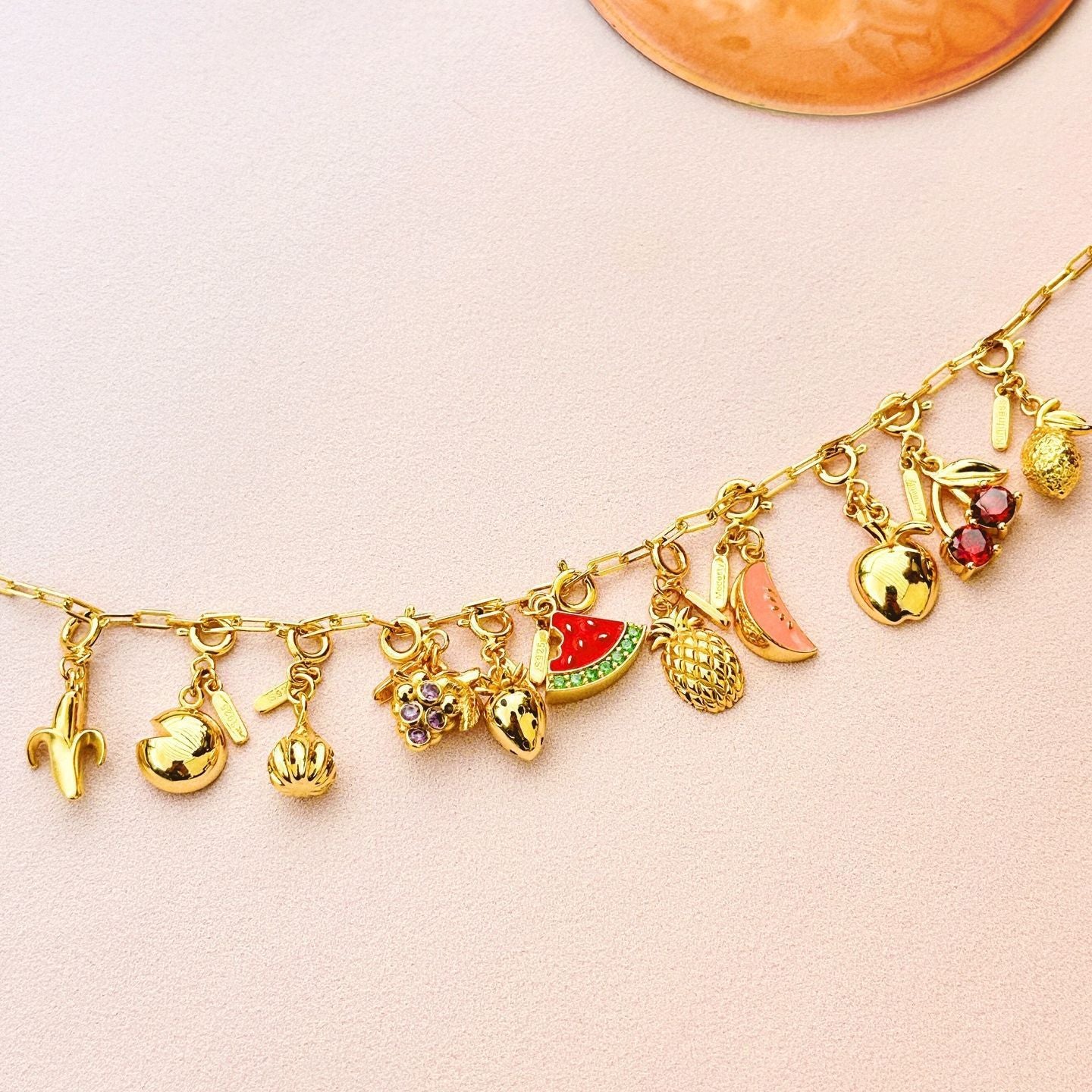 18K Fruit Charms - nocoeedd