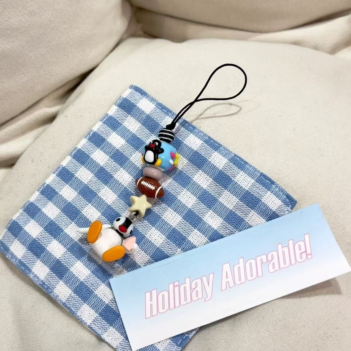 Adorable Penguin Phone Charm