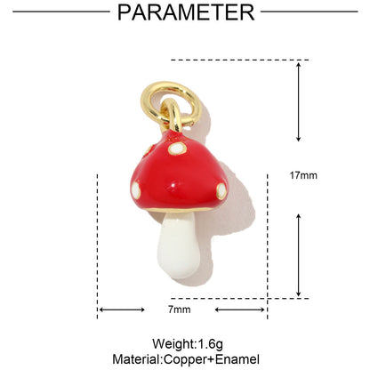 18K Cute Enamel Drip Charms DIY