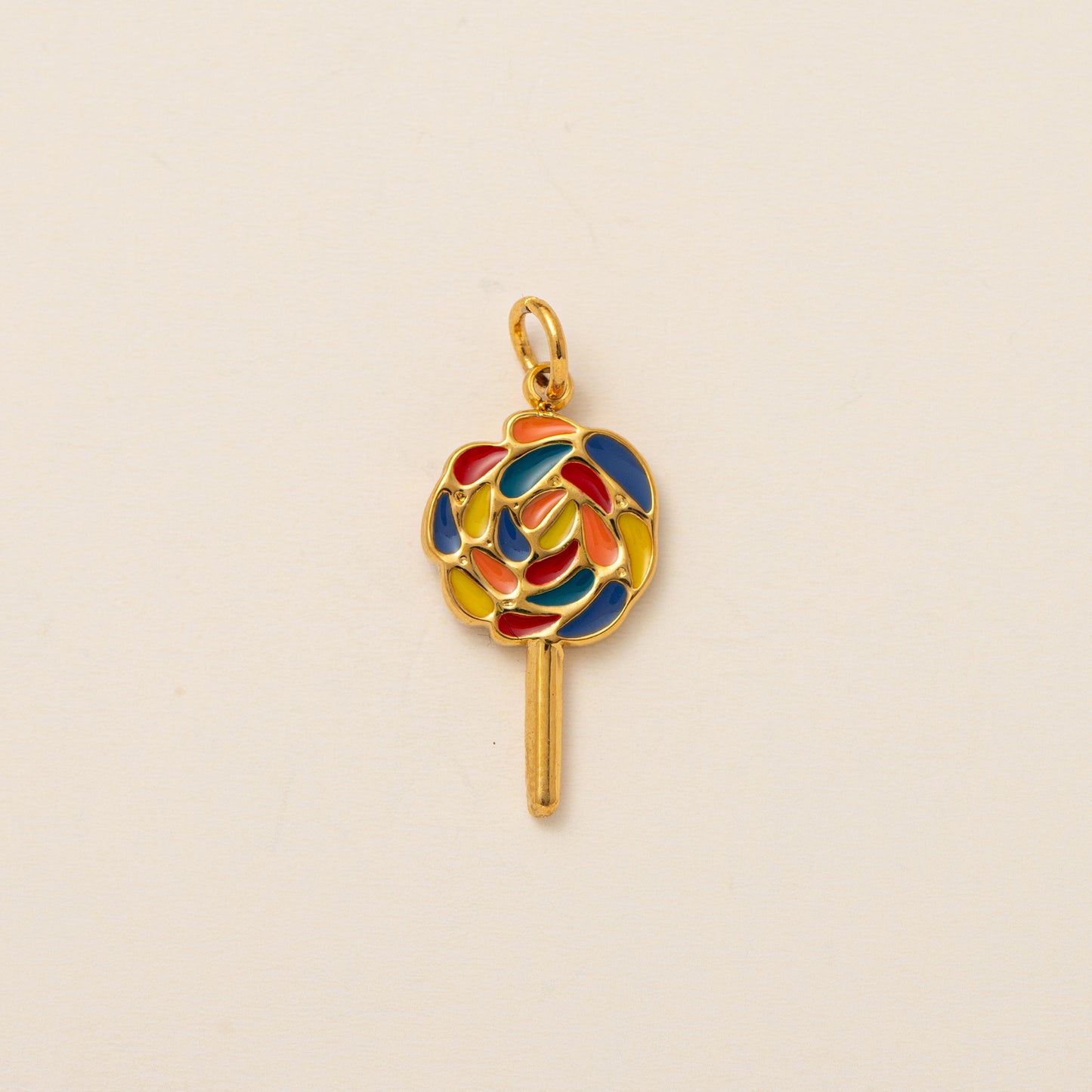 18K Lollipop Charm - nocoeedd