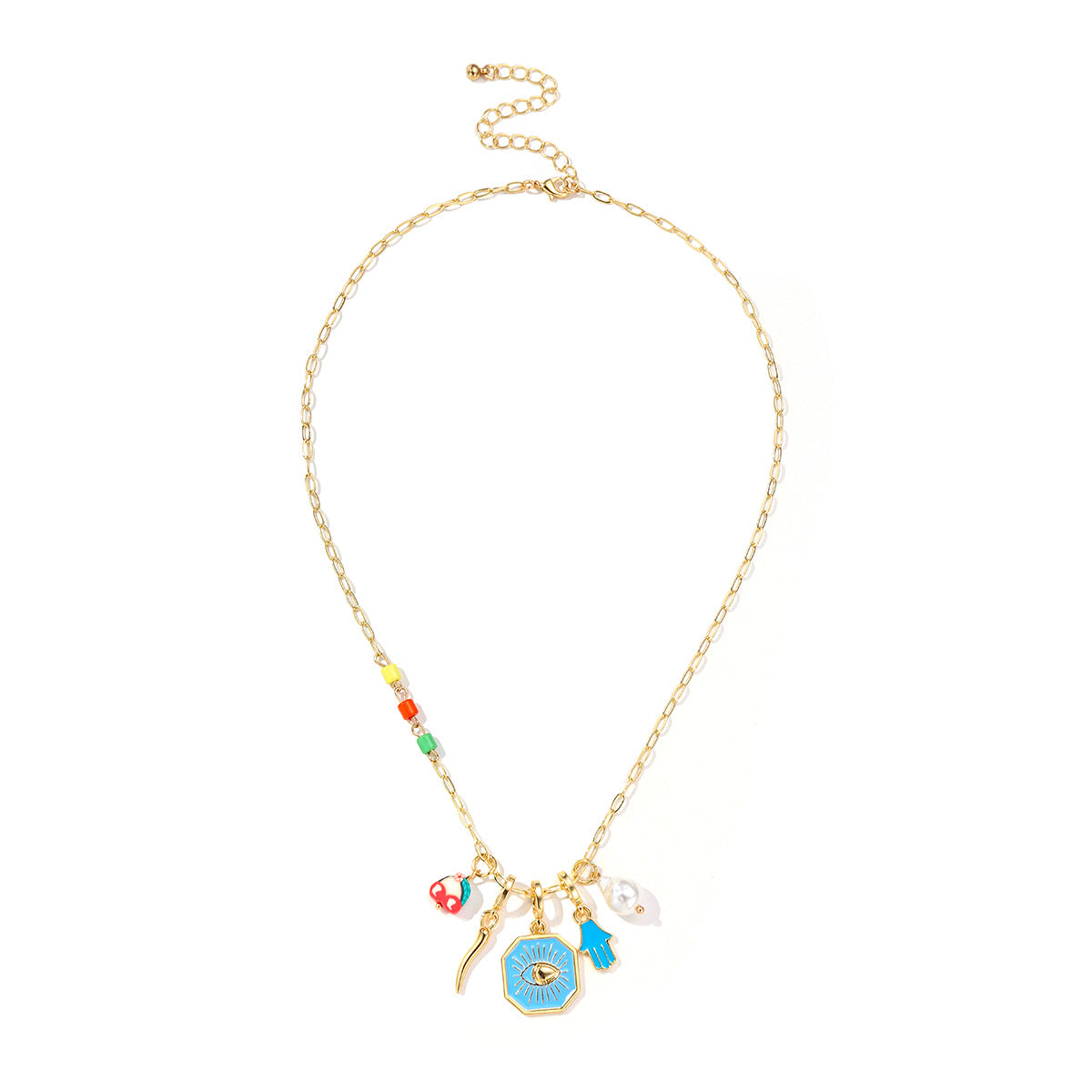 Cute Evil Eye Necklace 18K - nocoeedd