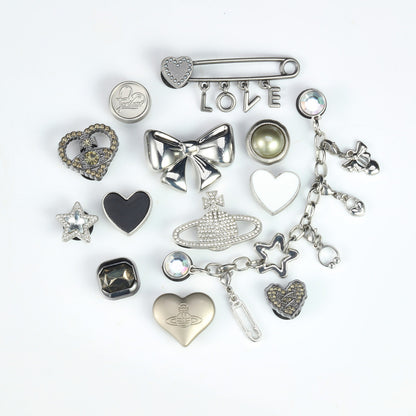 14pcs Exquisite Shoe Charms