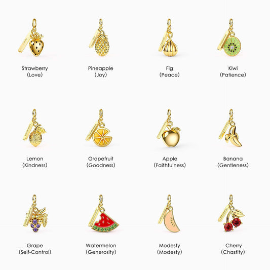 18K Fruit Charms