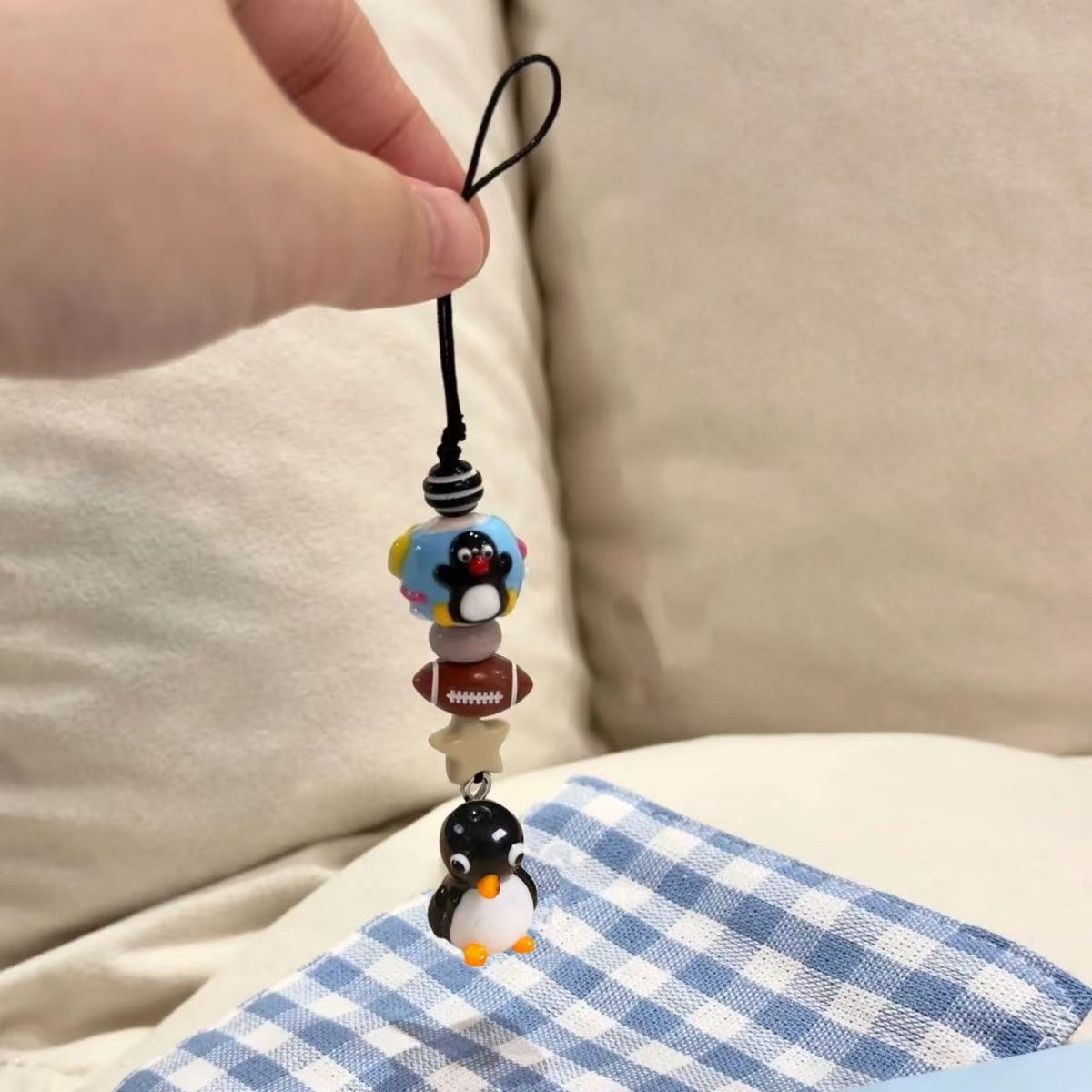 Adorable Penguin Phone Charm