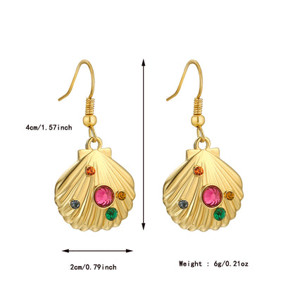 Shell Earrings 18K - nocoeedd