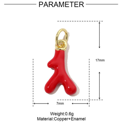 18K Cute Enamel Drip Charms DIY