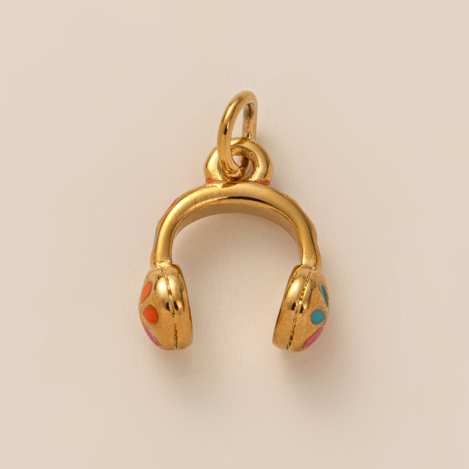 18K Headphones Charm - nocoeedd