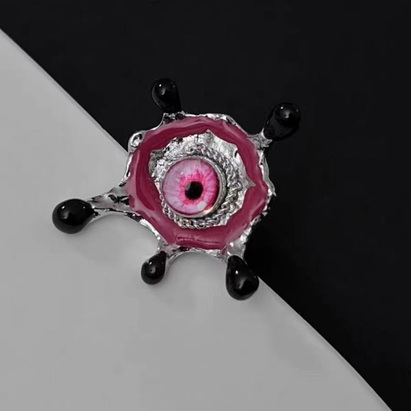 Pink  Y2K Evil Eye Ring