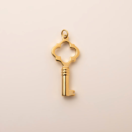 18K Key Charm