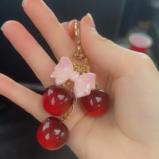 Cherry Bag Charm