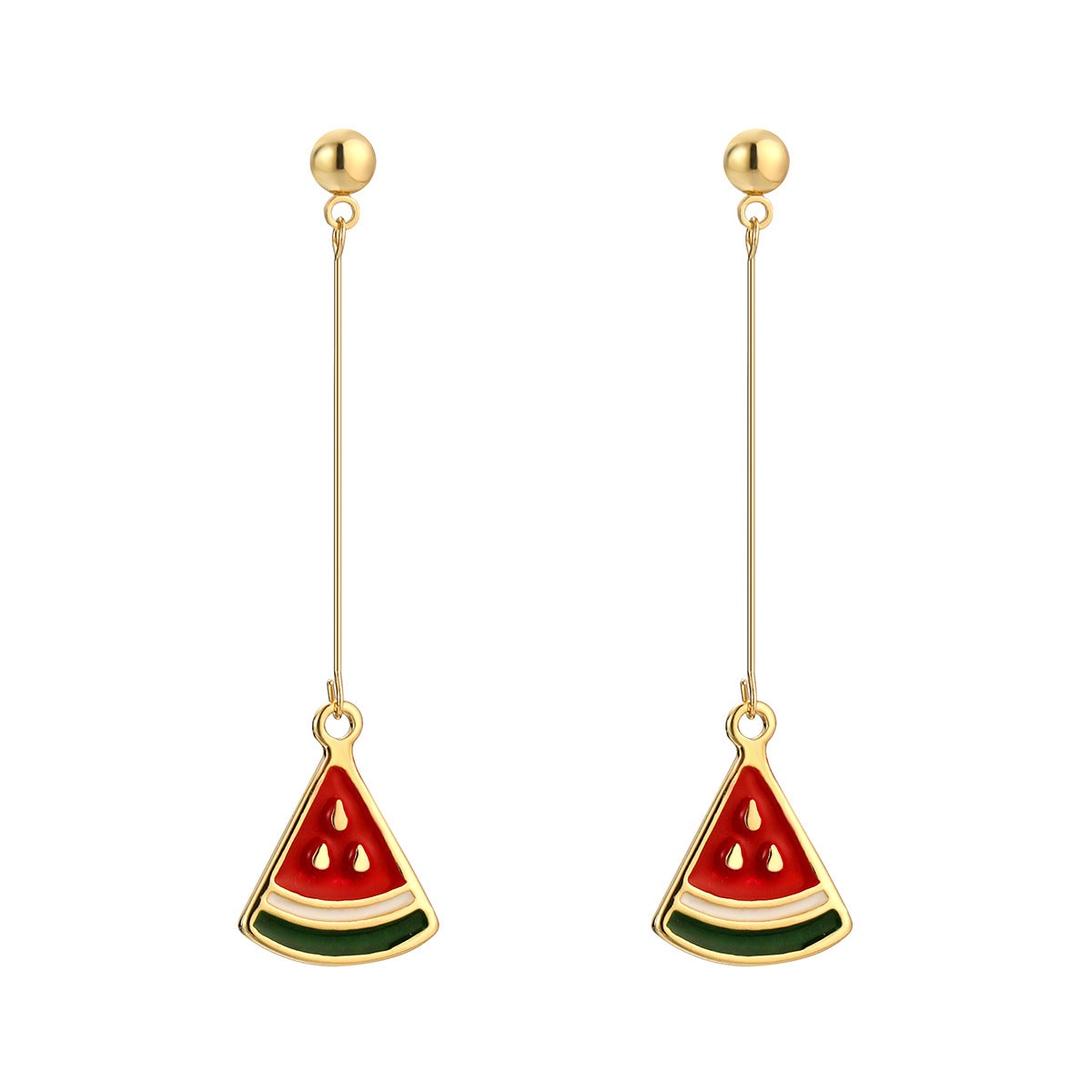 Watermelon Earrings 18K - nocoeedd