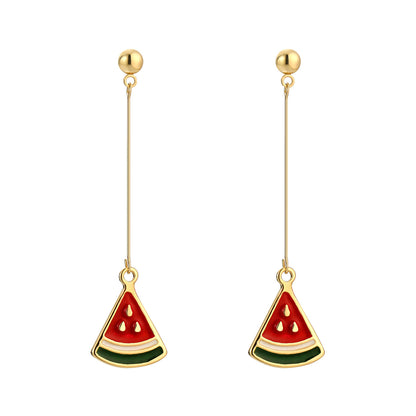 Watermelon Earrings 18K - nocoeedd