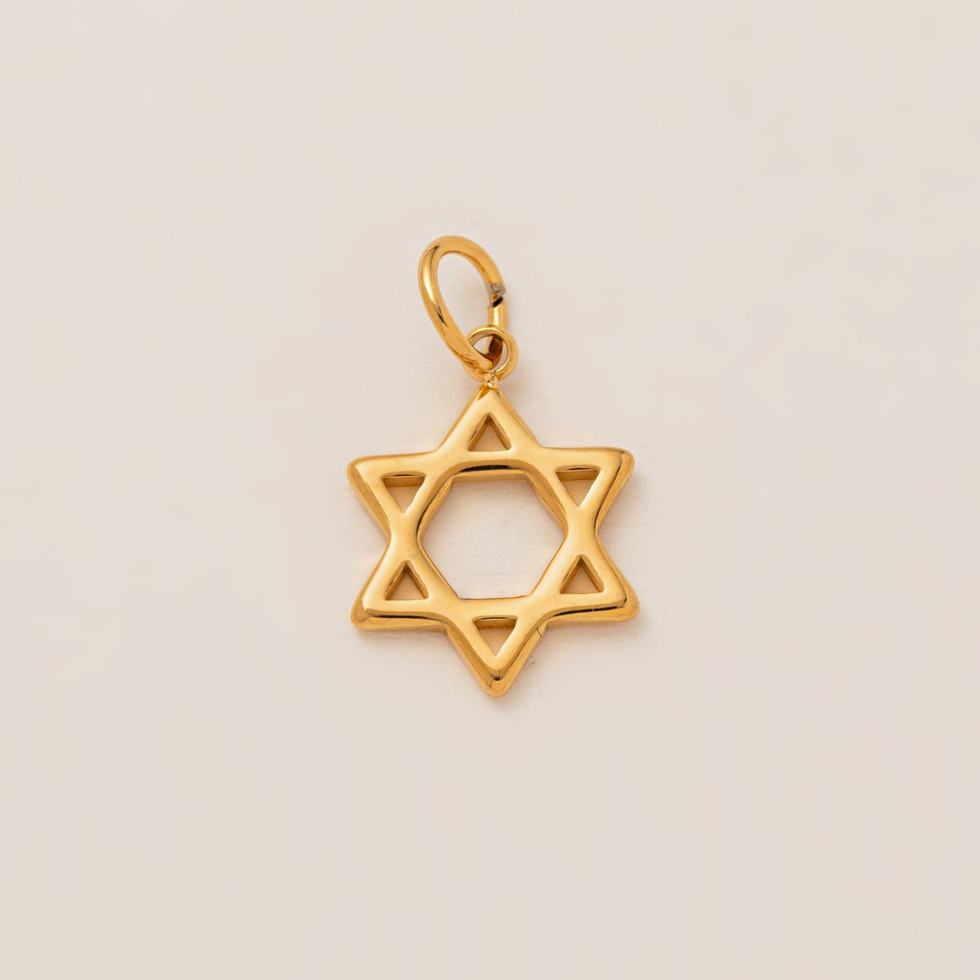 18K Hexagram Charm - nocoeedd